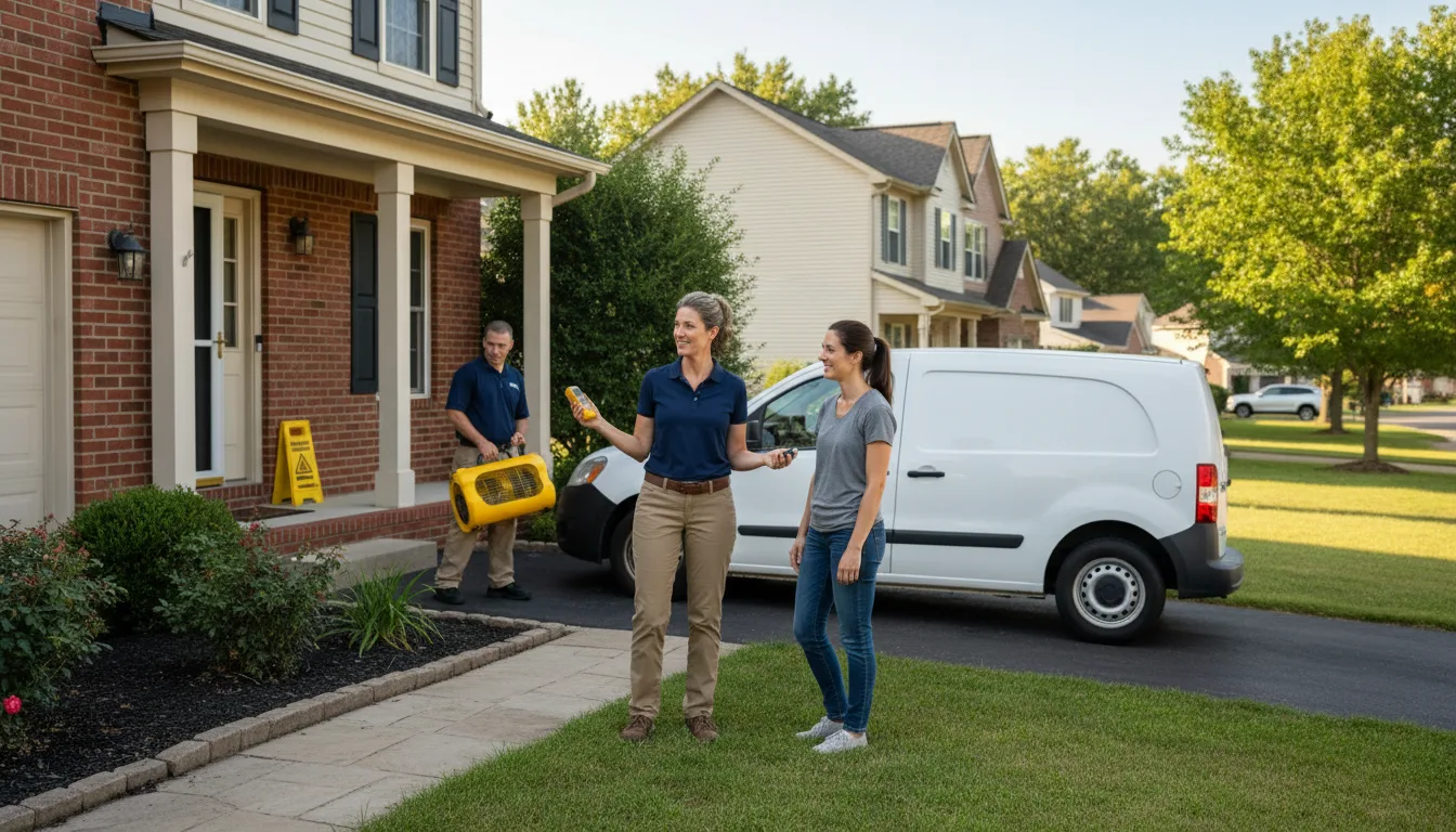 Residential water damage restoration in Safford, AZ